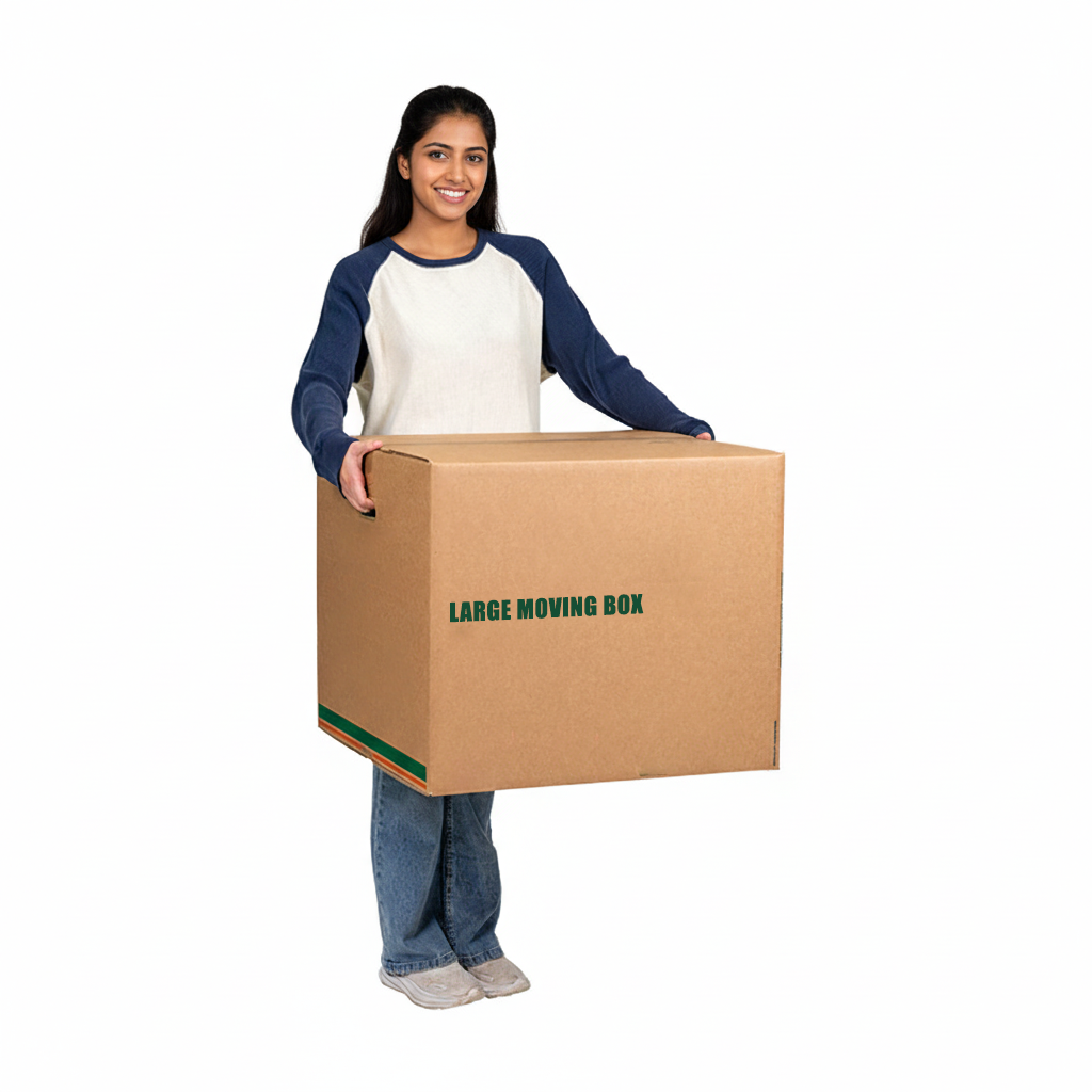 Large Moving Box - 62x52x43 cms (Used Condition)