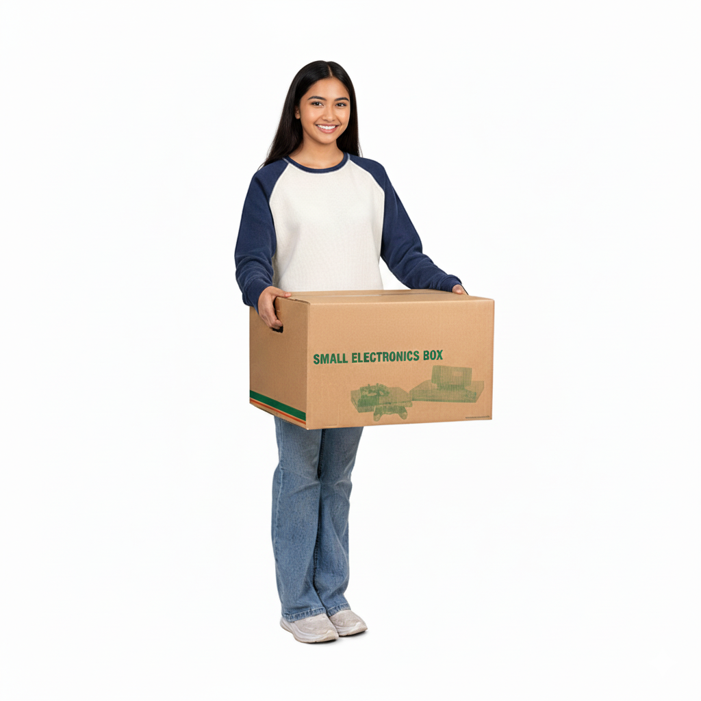 Small Electronic Moving Box - 60x40x30 cms (Used Condition)